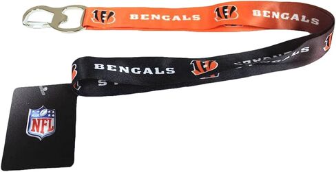 NFL Team Ombre Lanyard with Carabineer Style Bottle Opener and Soft Polyester Strap in Saudi Arabia