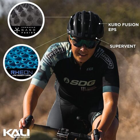 Kali Protectives Grit Road Bicycle Helmet for Adults, Road Bike Helmets for Men and Women; Helmet with Maximum Vents for Urban Road Cycling in Saudi Arabia