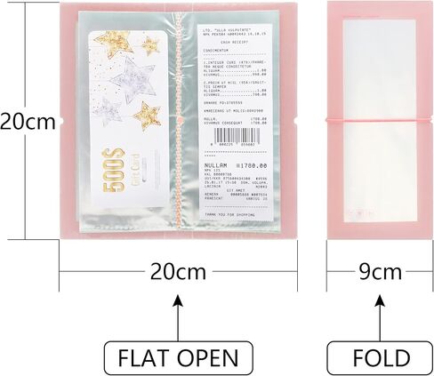 RIIEYOCA 2 Pieces of Mini Folders 30 Pockets with Color Labels,Sticker Storage Book, Suitable for Collecting Cards, Coupons, Receipts, Tax items, Stickers (Green+Purple) in Saudi Arabia