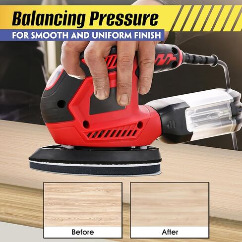 4Pcs Mouse Detail Sanding Interface Pad & 10Pcs Upgraded Ceramic Detail Sanding Disc for 5X Faster Sanding - Detail Sanding Pad with 5 Holes Foam Interface - Mouse Sander Sandpaper Backing Pad in Kuwait