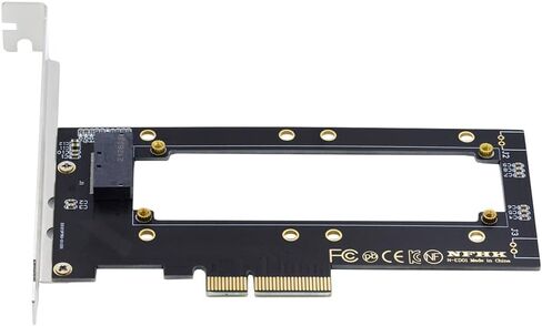 محول المضيف NFHK PCI-E 4X إلى NVMe Ruler 1U GEN-Z EDSFF Short SSD E1.S محول الناقل in Kuwait