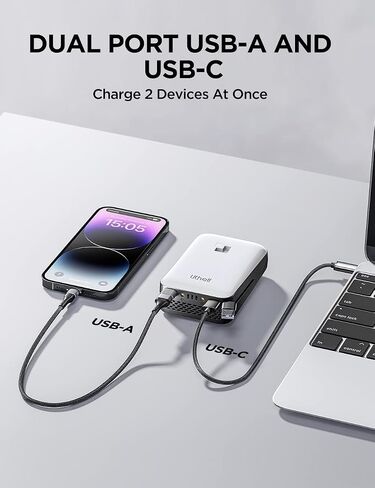 LiTHELi Portable Charger 20000mAh Lithium Batteries 45W Max Power Bank, Suit for U20 Power Tools and Outdoor Power Equipment in Saudi Arabia