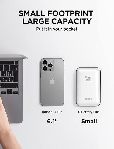 LiTHELi Portable Charger 20000mAh Lithium Batteries 45W Max Power Bank, Suit for U20 Power Tools and Outdoor Power Equipment in Saudi Arabia