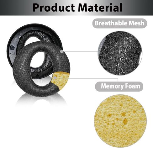 Adhiper Replacement Ear Pads for PS5 Pulse 3D Headset, Upgraded Cooling Gel Earpads Compatible with Sony PlayStation 5 PS5 Pulse 3D Wireless Headset, High-Density Memory Foam & Soft Protein Leather in Kuwait