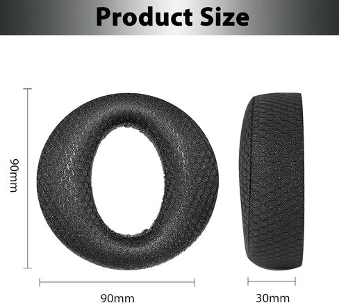 Adhiper Replacement Ear Pads for PS5 Pulse 3D Headset, Upgraded Cooling Gel Earpads Compatible with Sony PlayStation 5 PS5 Pulse 3D Wireless Headset, High-Density Memory Foam & Soft Protein Leather in Kuwait