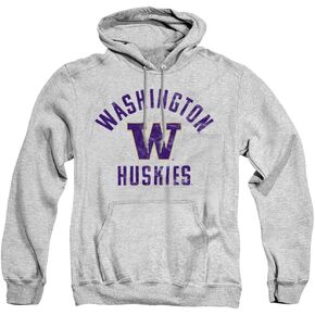 LOGOVISION University of Washington Official Huskies Logo Unisex Adult Pull-Over Hoodie