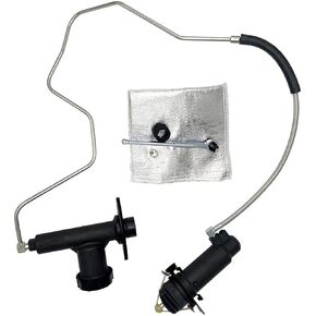 ClutchMaxPRO Pre-Filled Pre-Bled Clutch Master Slave Cylinder Assembly Compatible with 1993-1997 F250 F250 HD F350 F53 F73 F Super Duty 7.3L 7.5L V8 (CPPS0713)