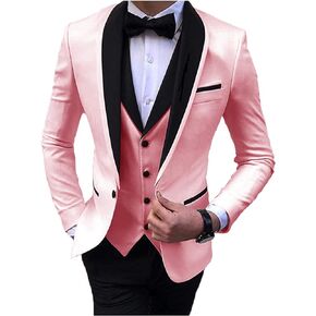 2024 Fashion Prom Suits for Men Slim Fit Wedding Suits for Men Party Tuxedos Set STXZ080
