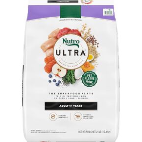 Nutro Ultra Adult Dry Dog Food with a Trio of Proteins from Chicken, Lamb and Salmon, 24 lb. Bag