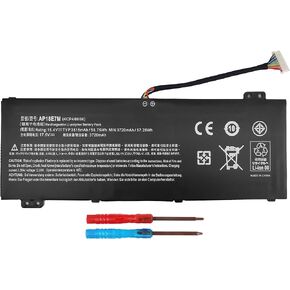AP18E7M AP18E8M Replacement Battery for Nitro 5 AN515-54 AN517-51 AN515-55 AN515-44 AN515-43 Nitro 7 AN715-51 Predator Helios 300 Aspire 7 A715-74G Triton 300 PT315-51 Laptop.