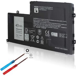TRHFF 01V2F 1V2F6 11.1V 43Wh Battery Compatible with Dell Inspiron 5547 N5447 15-5548 14 15 5000 5445 5447 5448, Latitude 14 3450 15 3550, fits 1WWHW 0PD19 DFVYN 0DFVYN P39F 58DP4 VVMKC 0VVMKC 5MD4V