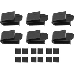 6 Pieces Air Freshener Adapter for Tesla Model 3 Model Y,Car Air Vent Freshener Fixing Clip Adapter Air Freshener Holder with Sponge Pad for Tesla Model 3 Model Y,Black