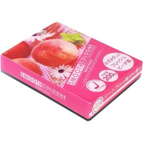 Auto Dynasty Smooth Cologne Gel Based White Peach Scent Japanese Under-The-Car Air Refresher/Odor Eliminator Brick (Pink)