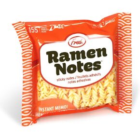 Genuine Fred Ramen Notes Ramen Noodle Sticky Note Pad, 155 Sheets, 3.5 x 3 - Fun Gift for The Office, Graduation, Back to School - Great Stocking Stuffer and Gift for Coworkers & College Students