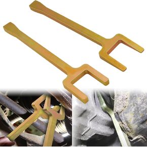 CV Axle Removal Tool 2PC 12020 Axle Popper Kit for FWD Front Wheel Drive Vehicles Remove Inner CV Axle Stubborn Half Shaft Quickly and Fix Damaged CV Joints, Gold Awesome Tool