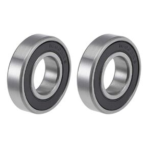 uxcell 16002-2RS Deep Groove Ball Bearings 15mm Inner Dia 32mm OD 8mm Bore Double Sealed Chrome Steel Z2 5pcs