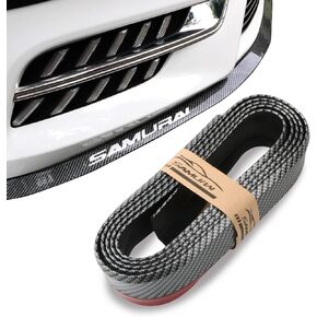 Pack-1 Car Front Bumper Lip Splitter Spoiler, Universal Vehicle Exterior Red Rubber Protector Compatible with Car Trucks SUV, Car Rear Strip Spoiler Car Decoration Accessories in Kuwait