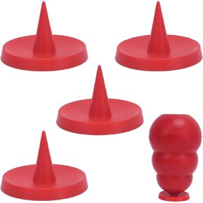 Dog Toy Holder Stopper for Kong, Chew Hilder for Dog Treat Toy, Plug for (Size L & XL) Dog Chew Freezer Toy, Pake of 4