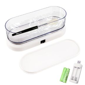 منظف ​​المجوهرات بالموجات فوق الصوتية، آلة تنظيف المجوهرات بالموجات فوق الصوتية 47 كيلو هرتز، آلة تنظيف المجوهرات الصوتية المحمولة للنظارات وحزام الساعة والخاتم والأقراط والقلائد والفضة وشفرات الحلاقة وأطقم الأسنان والأقواس in Kuwait