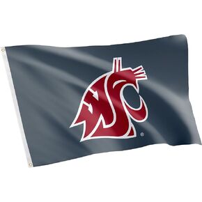 Desert Cactus Washington State University Flag Cougars Banners 100% Polyester Indoor Outdoor 3x5 (Style 4)