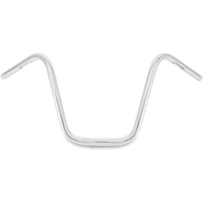 Burly Brand Narrow Bottom Ape Hanger Handlebar - 12 inch Height, Chrome Finish, For Harley Davidson and Most Motorcycles (B28-349)