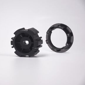 1"/25mm Crown and Drive Adapter Bushing Fittings for 15mm Diameter Motors and Roller Tube Size of 1"