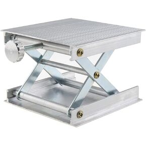 E-outstanding Adjustable Aluminum Alloy Rack Scissor Lab Lifter Lab Jack Lift Stand Support Jack Platform Laser Level Holder Lab Lifting Platform