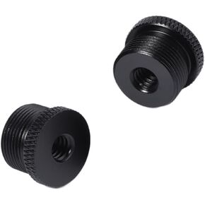 Mic Stand Adapter 1/4 Female to 5/8 Male Screw Thread Adapter Tripod Screw Adapter for Camera Monitor Microphone Stand
