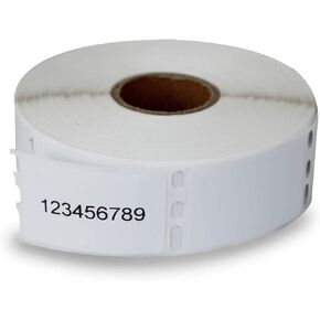 BETCKEY - Compatible with Dymo 30347 (1" x 1-1/2", Removable) Book Spine Lables, Compatible for Dymo LabelWriter Thermal 450, 4XL & Zebra Desktop Printers [1 Roll, 750 Labels]