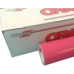 ORACAL 24" x 10 Ft Roll of Glossy 651 Pink Vinyl for Craft Cutters and Vinyl Sign Cutters