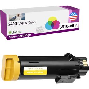 Limeink Compatible Toner Cartridge Replacement for Xerox Phaser 6510 Workcentre 6515 Printer 6515/dn 6515/dni 6510/dn dni High Yield Laser (1 Yellow)