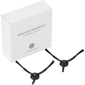 Official Original Side Brush Accessories for Roborock S8 Pro Ultra,S7 Max Ultra,Q Revo,S7 MaxV/S7/Q7Max/Q8 Max/S8/Q7/Q5/S6/S5/S4/E5/E4/E3/E2 Replacement Part,2Packs Black