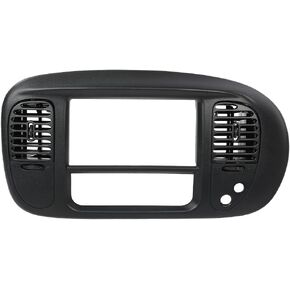 PIT66 Center Dash Panel Bezel Compatible with Ford F150 Expedition 1997 1998 1999 2000 2001 2002 2003 Black