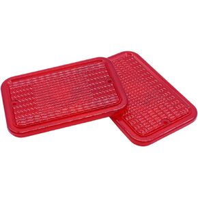 LVU18747 Red Lens Compatible with John Deere 5130ML 1023E 1025R 1026R 1600 2025R 2032R 2038R 3025D 3025E 3032E 3033R 3035D 3038E 3043D 3046R 2 PCS