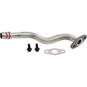 TRQ Turbocharger Oil Return Line Compatible with 2007-2010 Dodge 2011-2018 Ram