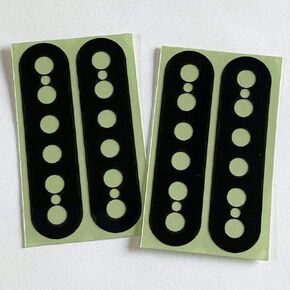 Pickup Stickers for Humbucker // Ibanez RG - Black