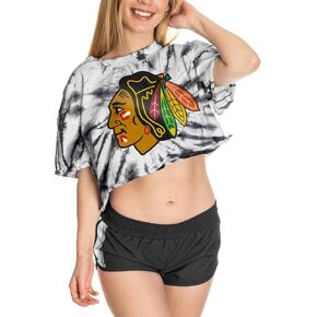 Calhoun NHL Surf & Skate Womens Oversize Drop Shoulder Crop T-Shirt – The Sunset Collection in Kuwait