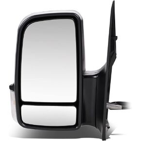 DNA Motoring OEM-MR-CH1320277 Factory Style Powered Adjustment Mirror with Manual Folding Function Left Side Mirror Compatible with 07-11 Nitro