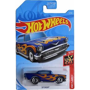 Hot Wheels '57 Chevy, HW Flames 6/10 [Blue]