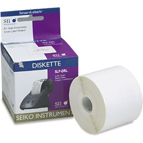 Seiko Instruments Diskette Labels for Smart Label Printers (SLP-DRL),White 2.12*2.75 inches