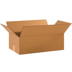 BOX USA 18 x 10 x 6 Corrugated Cardboard Boxes, Medium 18"L x 10"W x 6"H, Pack of 25 | Shipping, Packaging, Moving, Storage Box for Home or Business, Strong Wholesale Bulk Boxes
