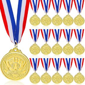 16 PCS Baseball Medals for Kids Baseball Award Medals with Neck Ribbon,Game Prize Medals for Competitions,Sports Events,Baseball Game Sports,Baseball Party Favors,2 Inches