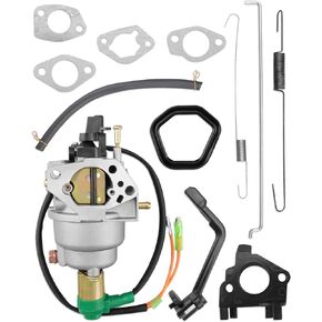 P27-1D Gasoline Generator Carburetor Kit Fit for Huayi Manual Choke Carb Fit for Champion Predator Generac 420cc 439cc 459cc GX390 Powered 6500 8750 9000 5500 7000 8000 7500 9500 etc