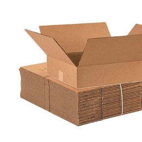 Aviditi 16 x 14 x 4 Corrugated Cardboard Boxes, Flat 16"L x 14"W x 4"H, Pack of 25 | Shipping, Packaging, Moving, Storage Box for Home or Business, Strong Wholesale Bulk Boxes