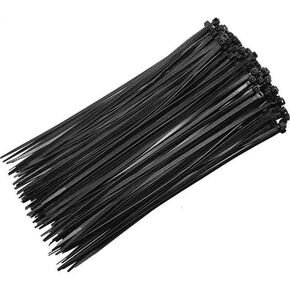 Black Zip Ties 12 Inch Heavy Duty 2000 Pack 50 lbs Tensile Strength UV Resistant Industrial Cable Ties Self Locking 12" Zipties Plastic Wire Ties Wraps for Outdoor and Indoor Use