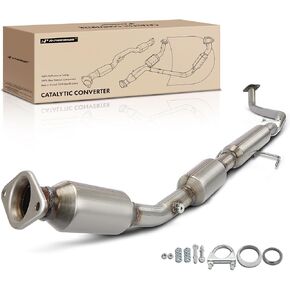 A-Premium Front Catalytic Converter Kit Direct-Fit Compatible with Toyota Corolla 2009-2013, Matrix 2009-2013 & Pontiac Vibe 2009-2010, 1.8L, EPA Compliant, Replace# 174100T080