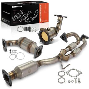 A-Premium Front and Rear 3-PC Catalytic Converter Kit Direct-Fit Compatible with Nissan Murano 2003 2004 2005 2006 2007, 3.5L, EPA Compliant