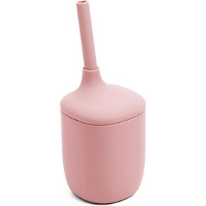 Maison Rue Robbie Silicone Sippy Cup With Straw For Toddlers | Shatter Proof & Dishwasher Safe (Agave)