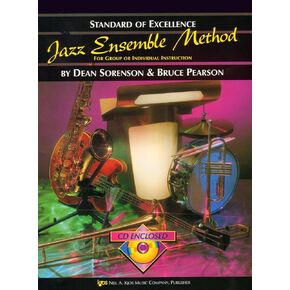 W31TB3 - Standard of Excellence - Jazz Ensemble Method Book/CD - 3rd Trombone (Book and Cd Pack)
