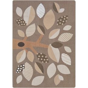 Joy Carpets Shady Grove 5'4" x 7'8" Area Rug in Color Neutral